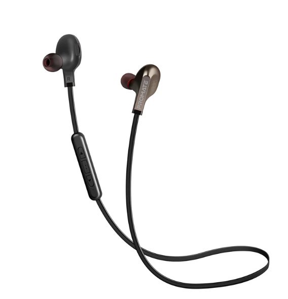 Promate: HiFi Stereo In-Ear Magnetic Wireless Earbuds – Black