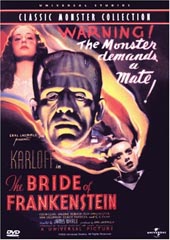 Bride Of Frankenstein on DVD