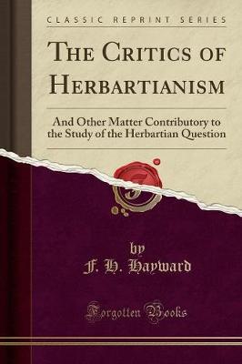 The Critics of Herbartianism by F.H. Hayward image