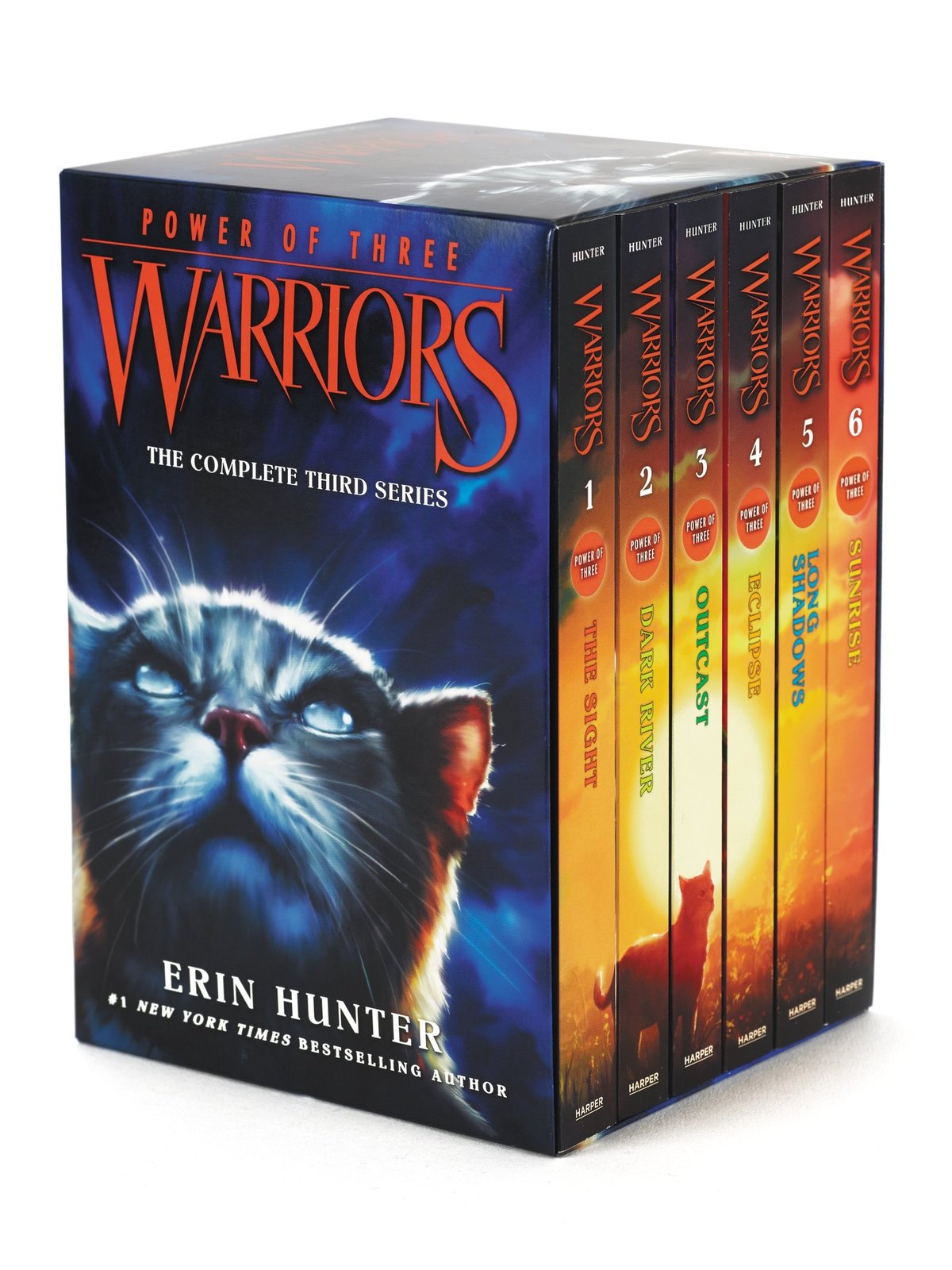 Warriors: Power of Three Box Set: Volumes 1 to 6 by Erin Hunter image