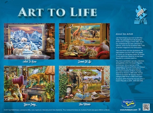 Holdson: 1000pce Art to Life Puzzle (Arctic Ice Bears)