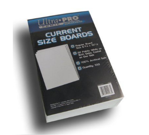 Ultra Pro: Current Comic Backing Boards - (6.75" x 10.5")