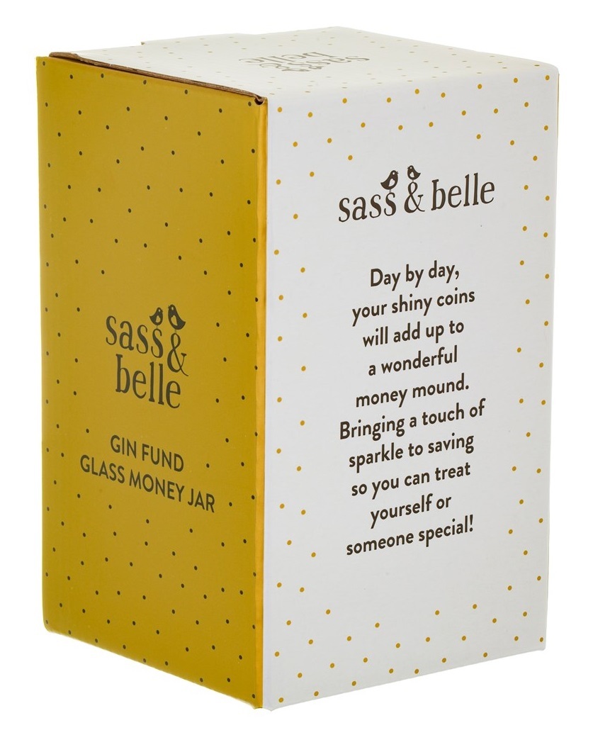 Sass & Belle: Gin Fund - Money Jar (450ml)