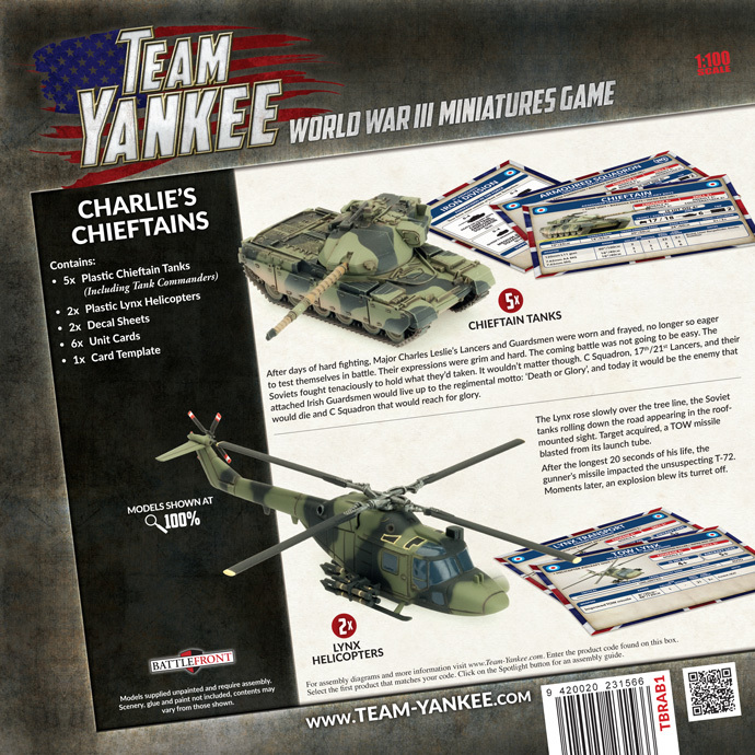 Flames of War: Team Yankee Charlie's Chieftains