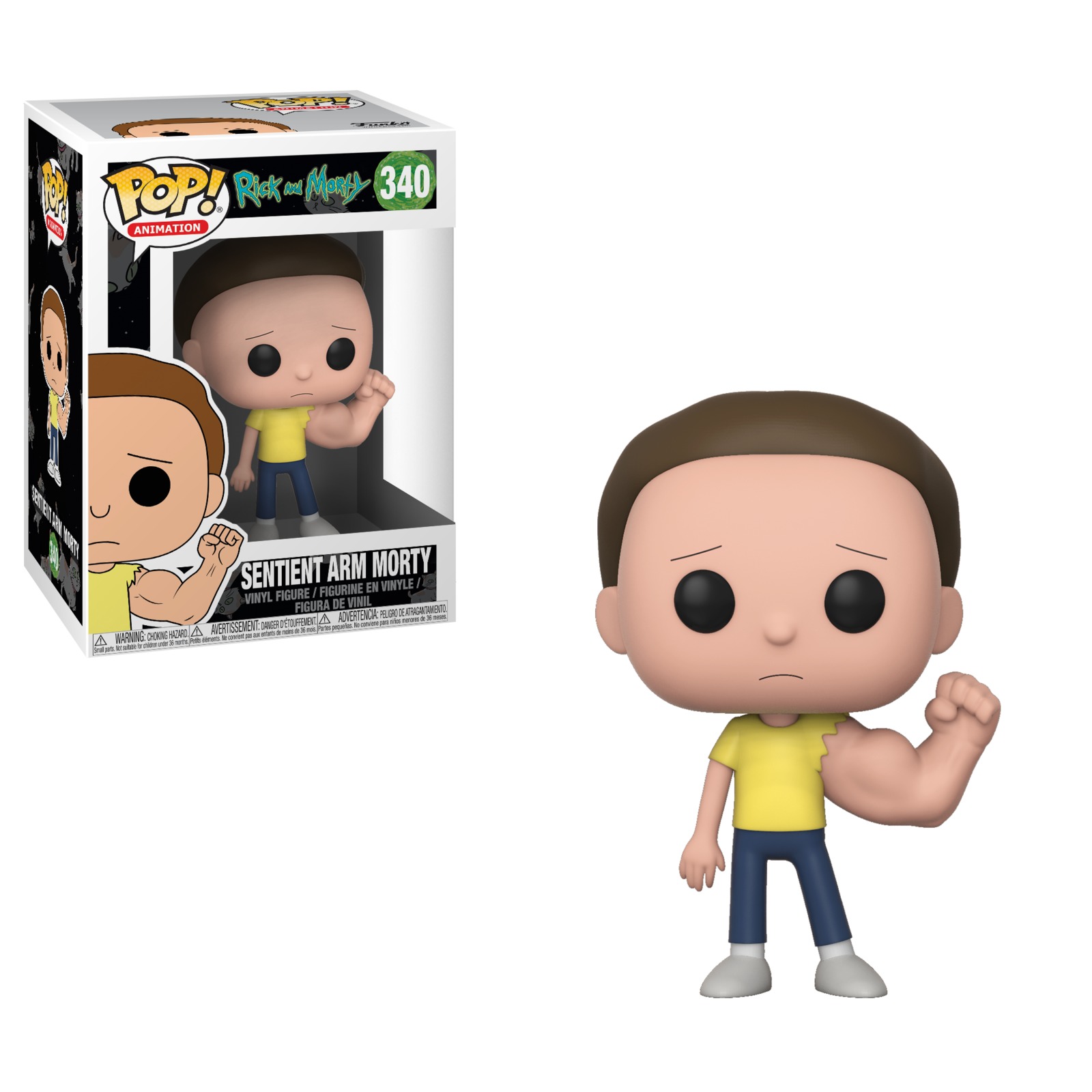 Rick & Morty – Sentinent Arm Morty Pop! Vinyl Figure (with a chance for a Chase version!) image