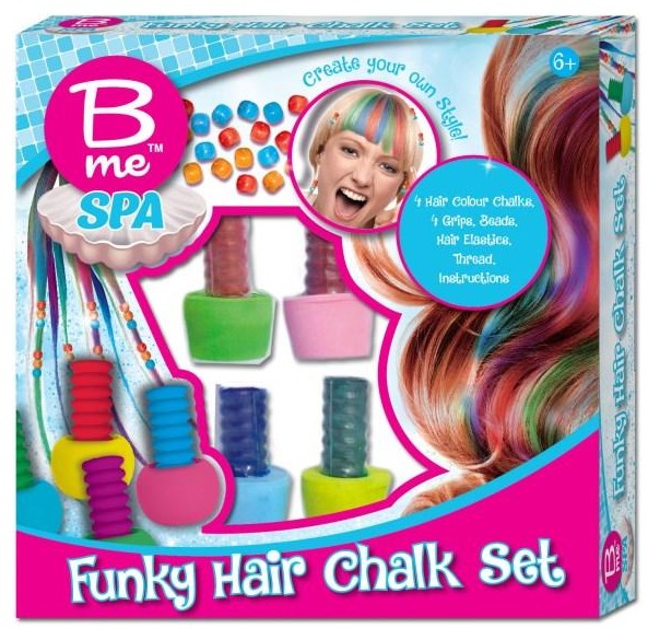 B.Me: Funky Hair Chalk - Creative Spa Kit