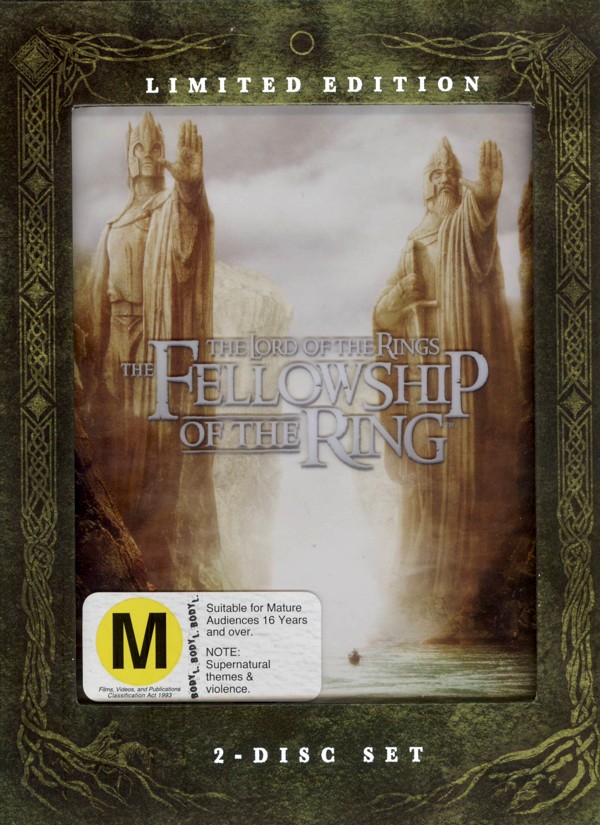 Lord Of The Rings, The - The Fellowship Of The Ring: Limited Edition (2 Disc Set) on DVD image