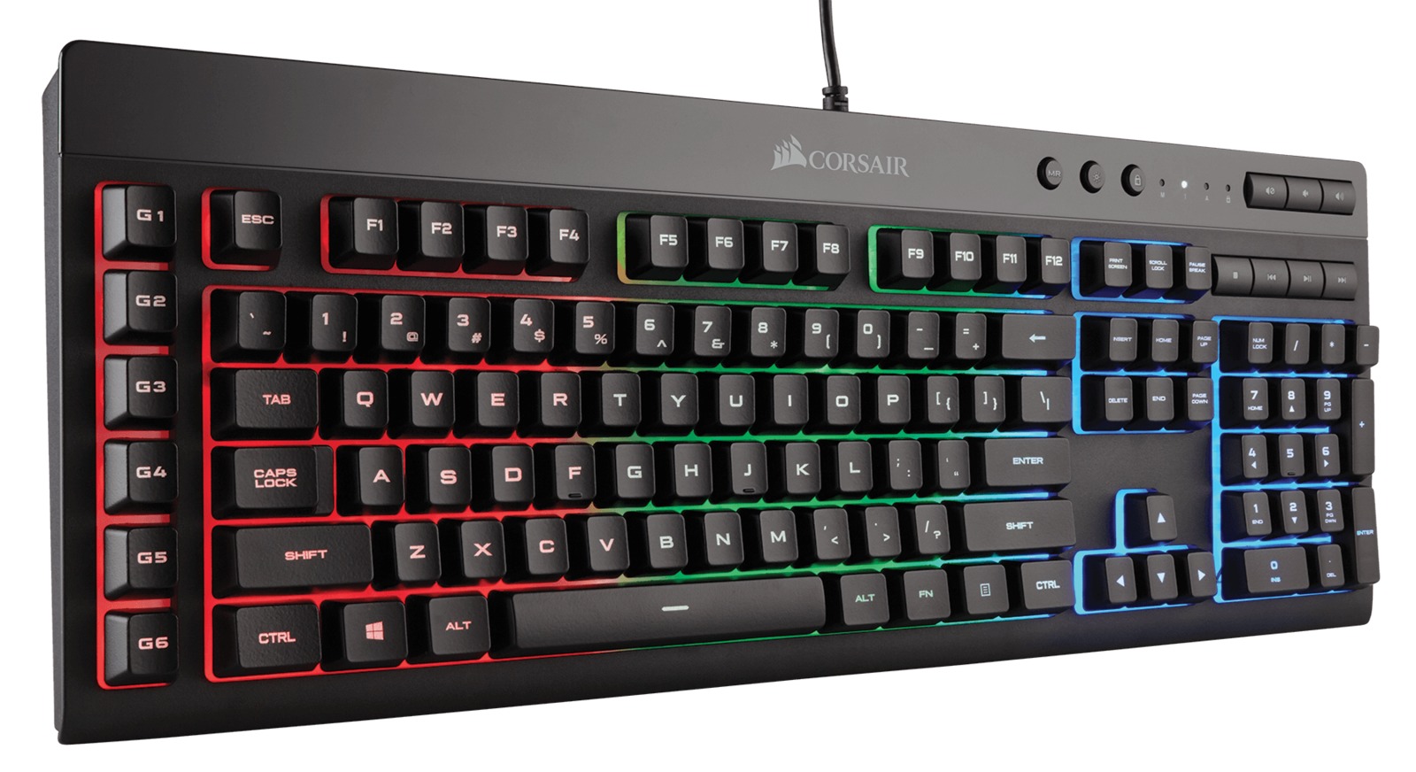 Corsair K55 RGB Gaming Keyboard for PC Games image