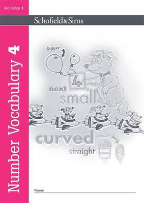 Number Vocabulary Book 4 by Sally Johnson image