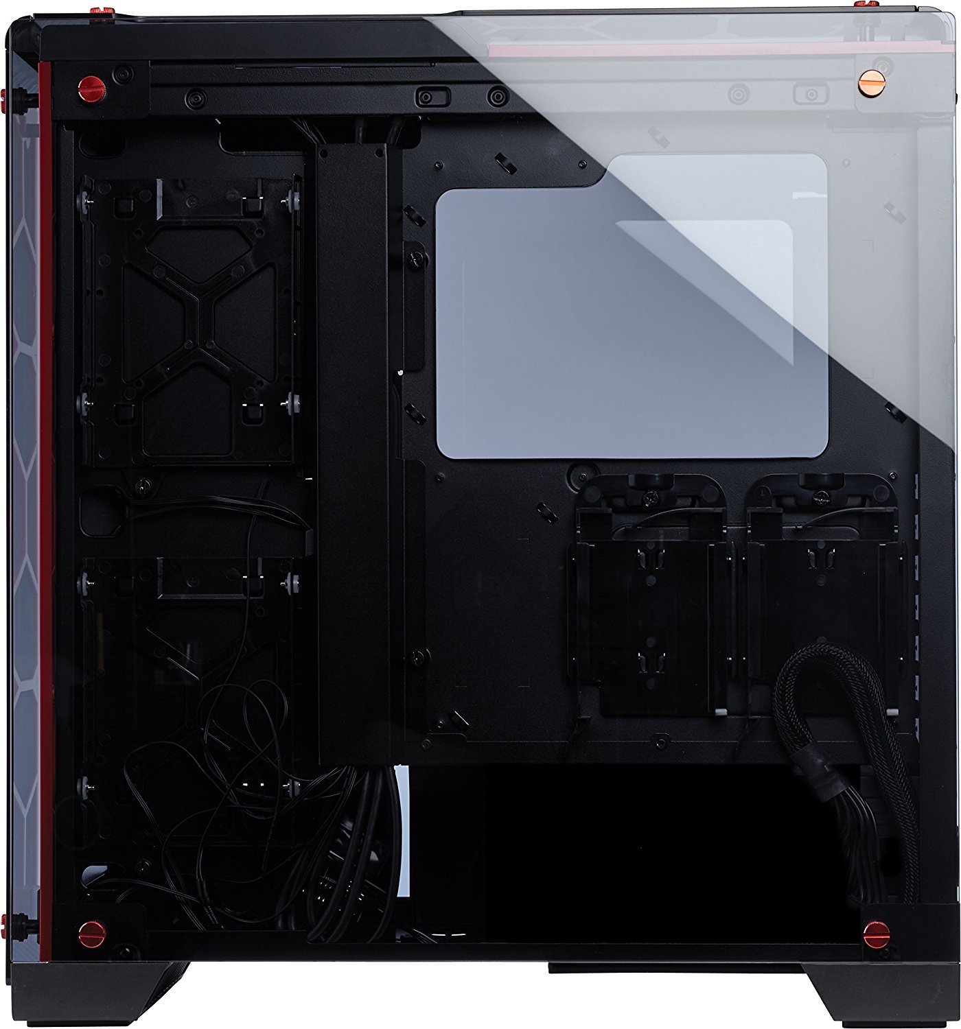 CORSAIR Crystal Series 570X RGB ATX Mid Tower Case Red image