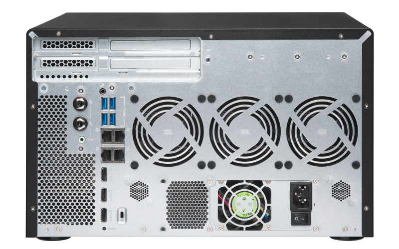 QNAP TVS-882BR-I7-32G, 8BAY NAS(NO DISK),16G,I7-7700,USB,ODD(0/1),GbE(4),M.2(2)TWR,2YR image