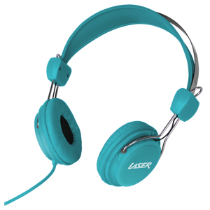 Kids Friendly Stereo Headphones (Blue) image