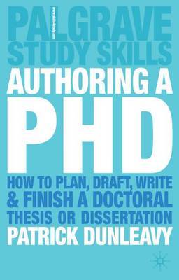 Authoring a PhD by Patrick Dunleavy image