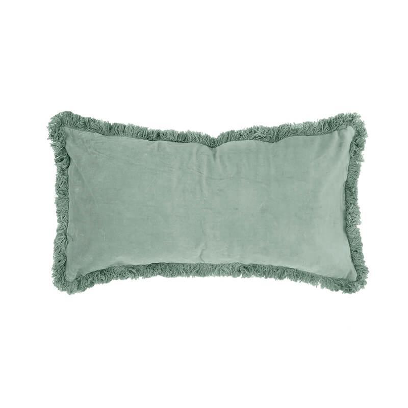 Bambury Eucalyptus Velvet Feather Filled Cushion image