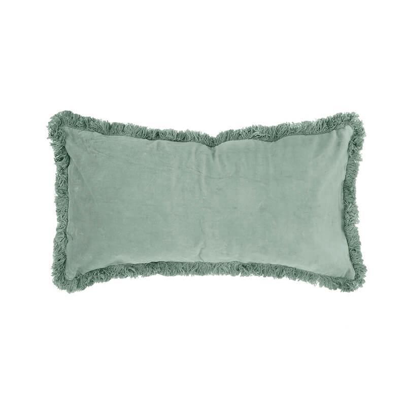 Bambury Eucalyptus Velvet Feather Filled Cushion