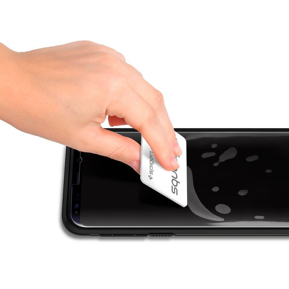 Spigen: Galaxy S8 - Curved Film Screen Protector Pack image