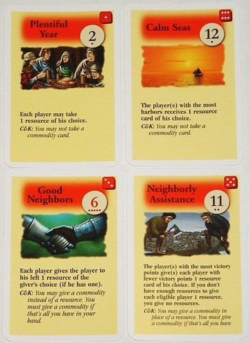 Settlers of Catan expansion : Catan Event Cards image