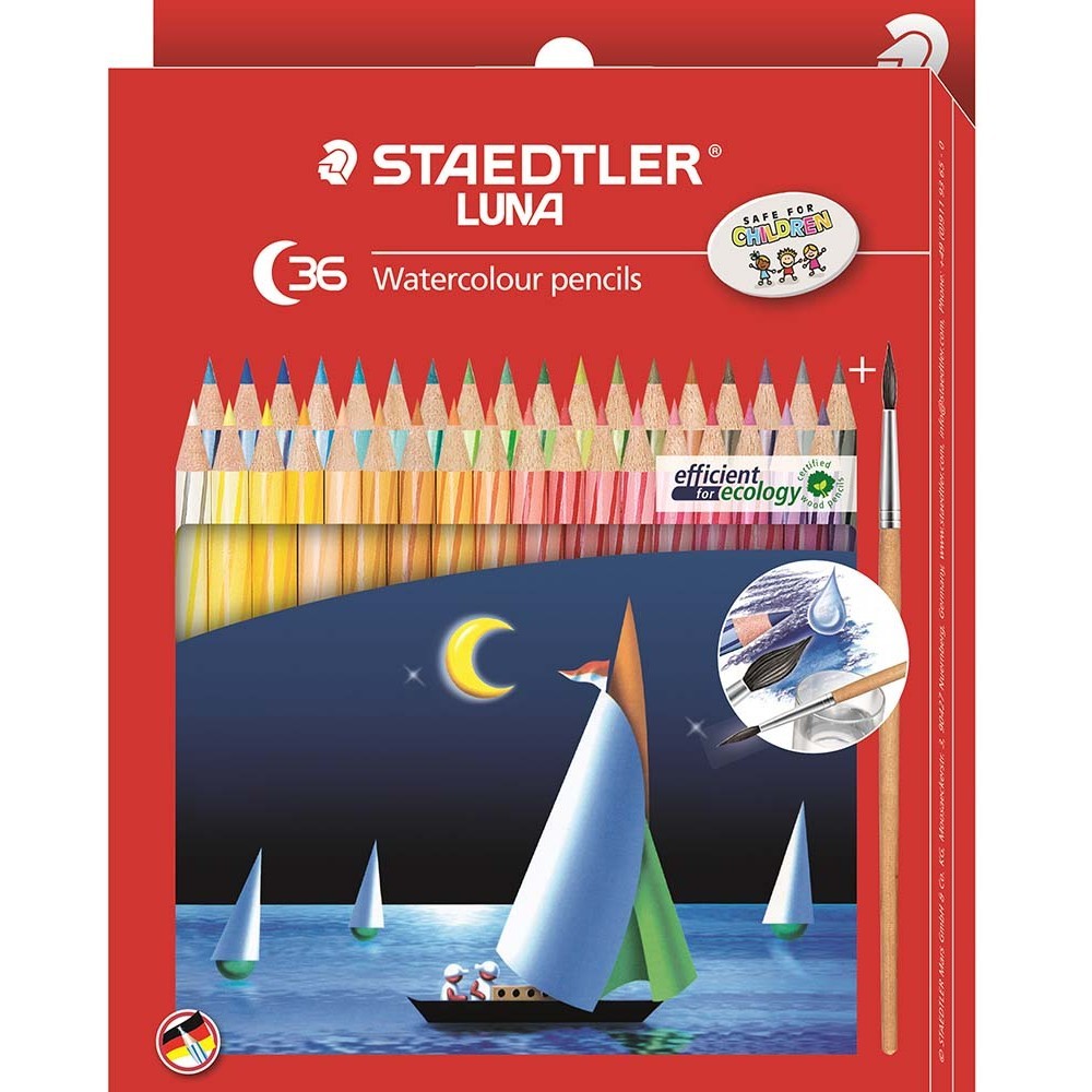 Staedtler Luna 137 Watercolor Pencils (36 Pack)