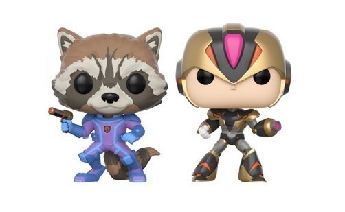 MVC: Infinite - Rocket vs Mega Man X (Colour Variant) Pop! Vinyl 2-Pack image