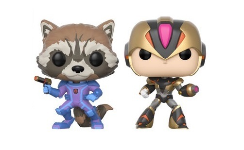 MVC: Infinite - Rocket vs Mega Man X (Colour Variant) Pop! Vinyl 2-Pack