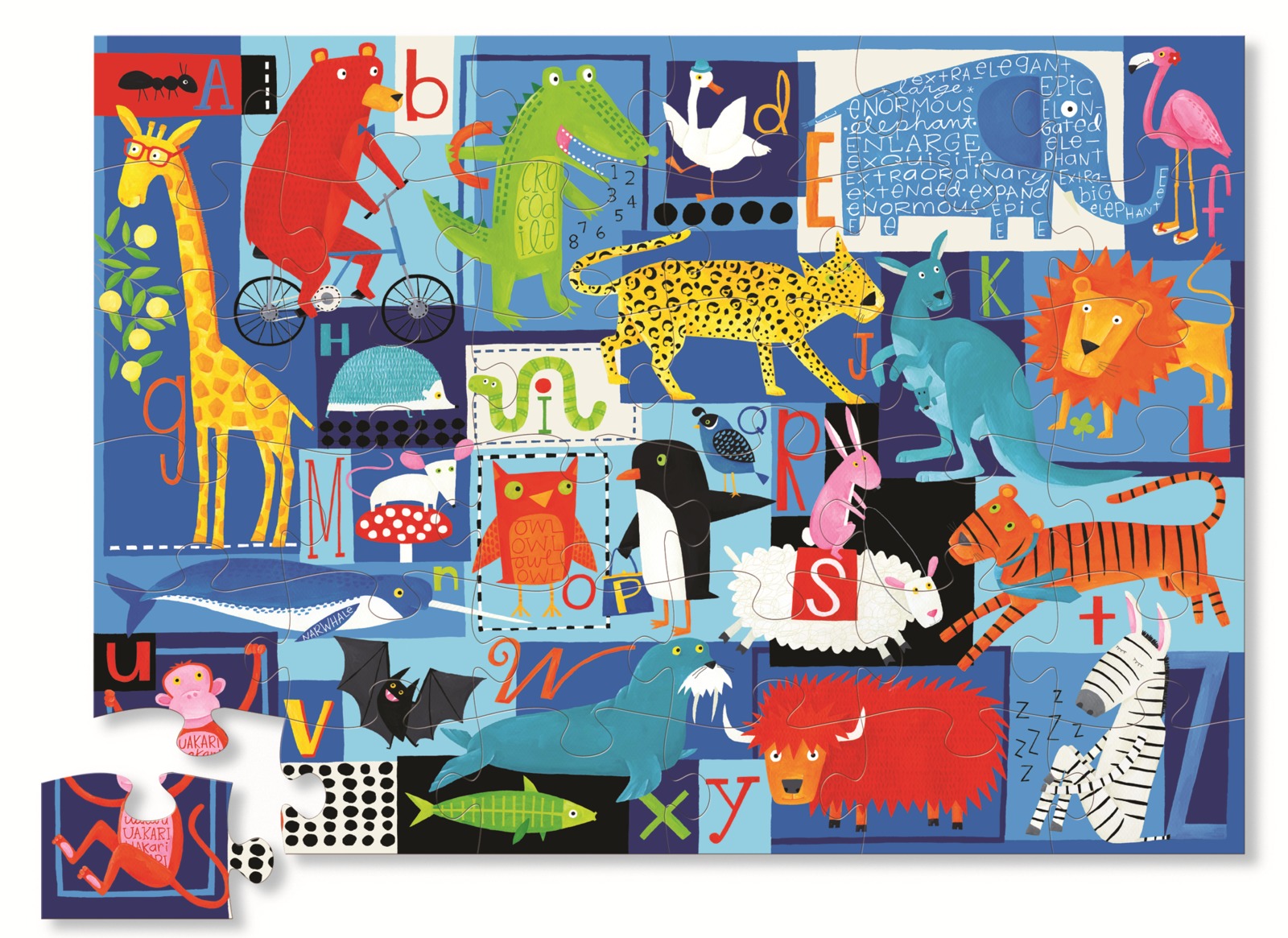 Crocodile Creek: ABC Animals Puzzle - 36pc image