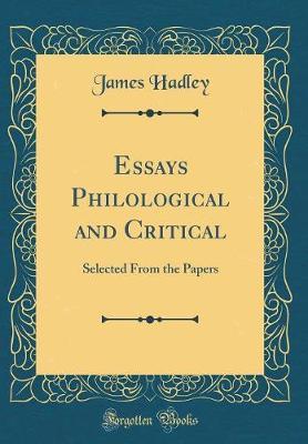 Essays Philological and Critical by James Hadley image