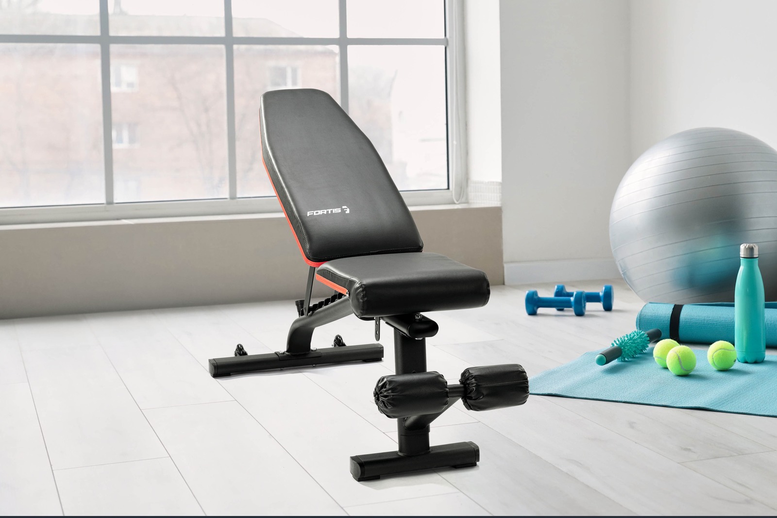 Buy Fortis Heavy Duty Adjustable FID Weight Bench at Mighty Ape NZ