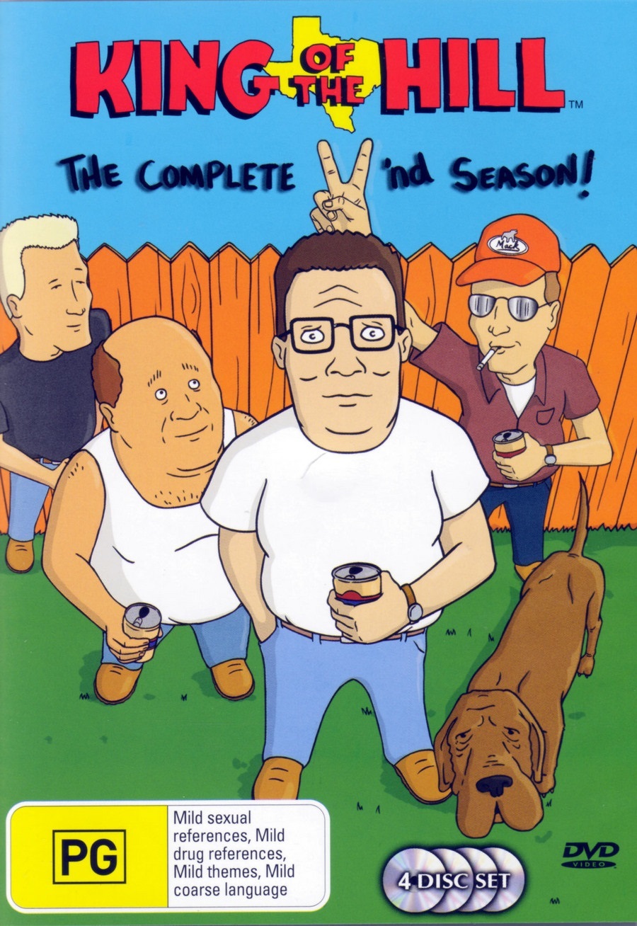 King Of The Hill - Complete Season 2 (4 Disc) on DVD image