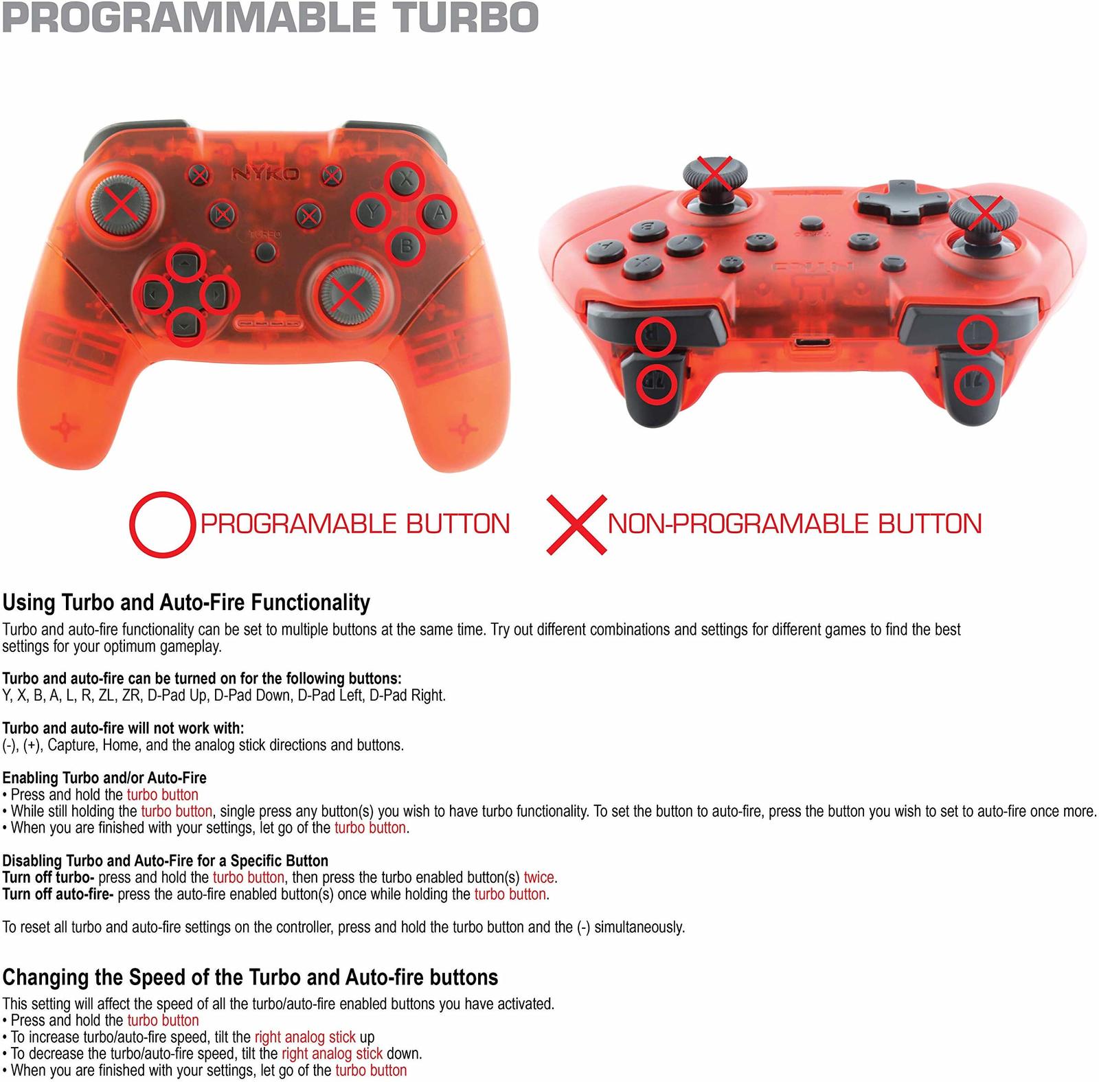 Nyko Switch Wireless Core Controller (Red) for Switch image