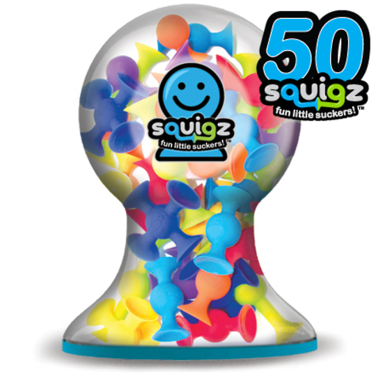 Fat Brain Toys: Squigz - 50 Piece Suction Construction