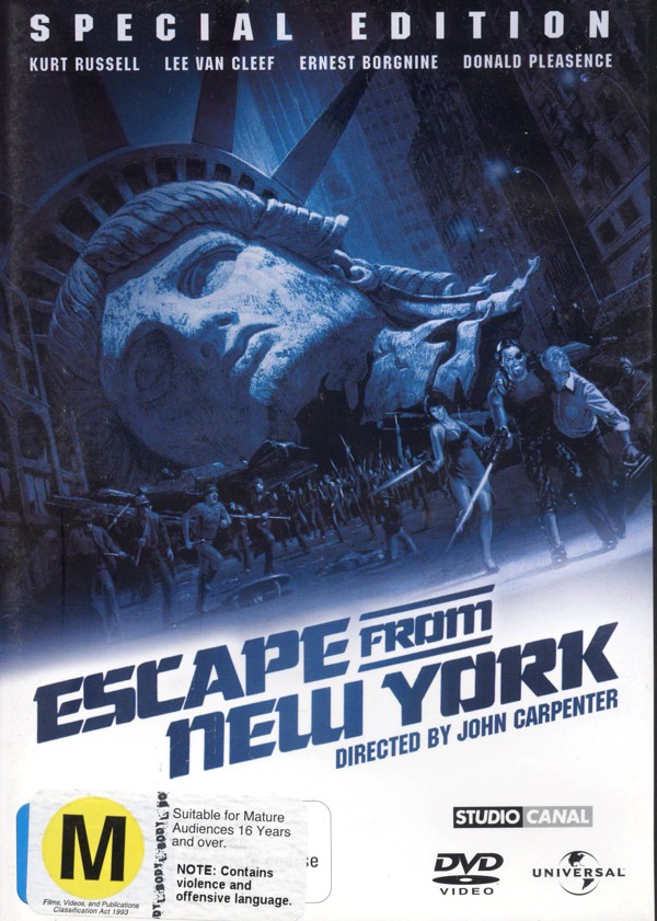 Escape From New York - Special Edition on DVD image