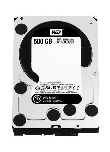 500GB WD Black - 3.5" Performance HDD (7200RPM) image