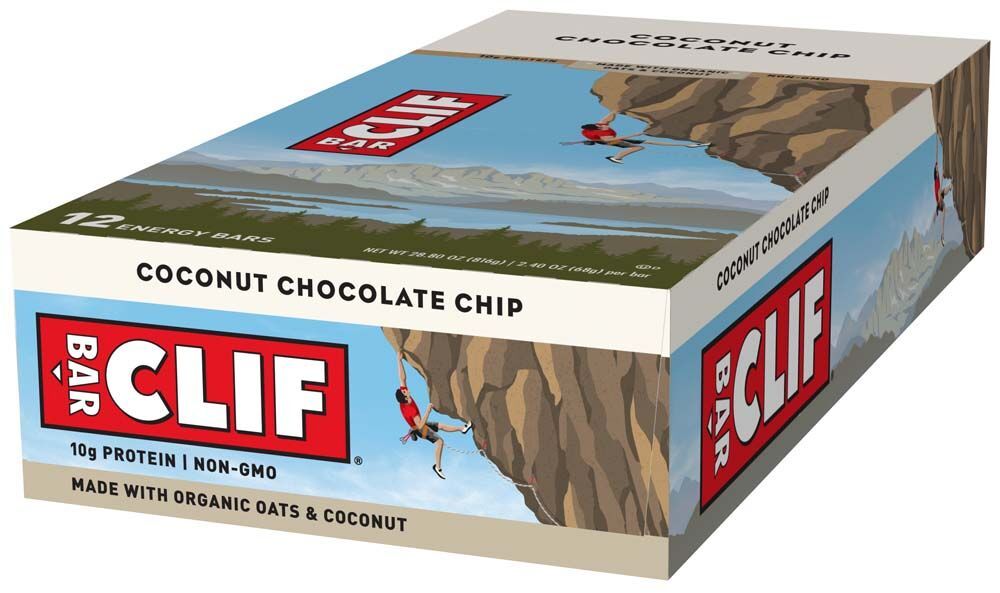 Buy Clif Bar Coconut Chocolate Chip (Box of 12) at Mighty Ape NZ