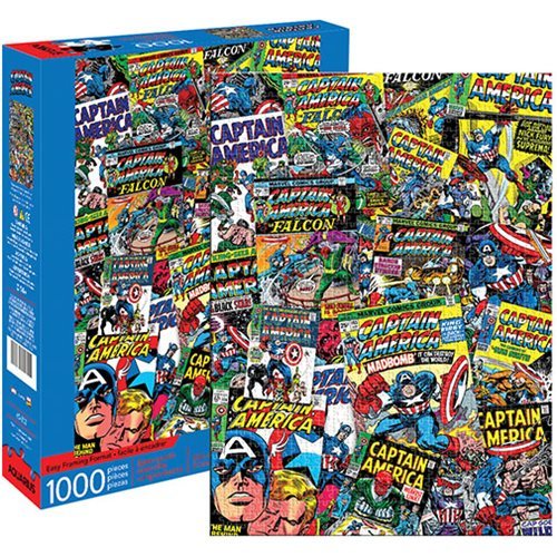 Marvel: 1,000 Piece Puzzle - Captain America Collage image