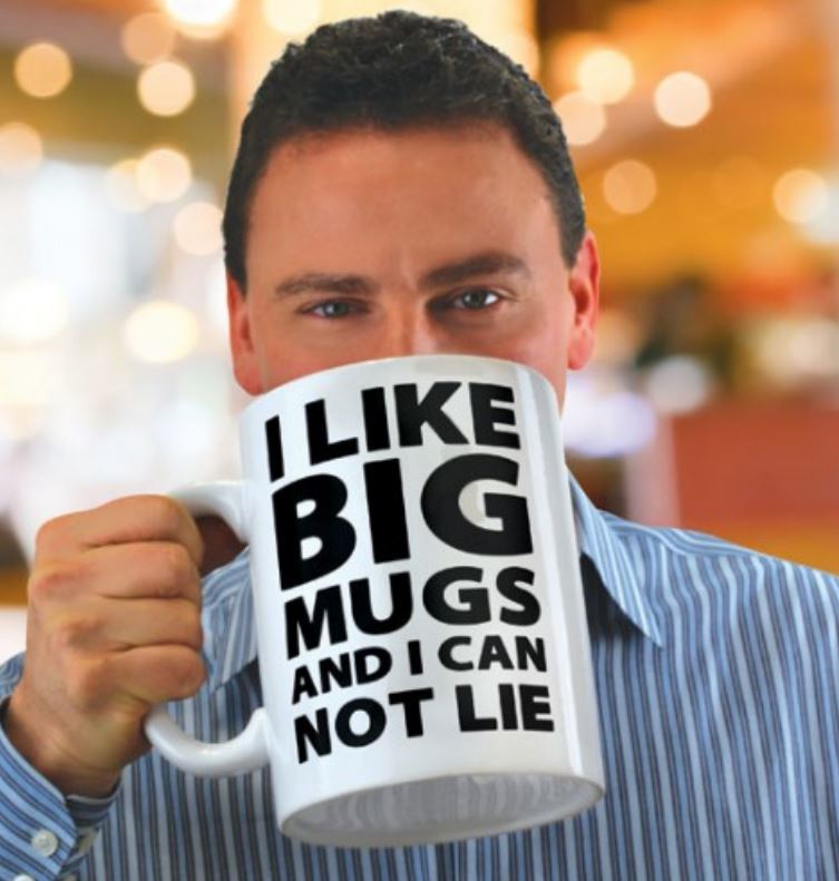 BigMouth I Like Big Mugs GIANT Mug image