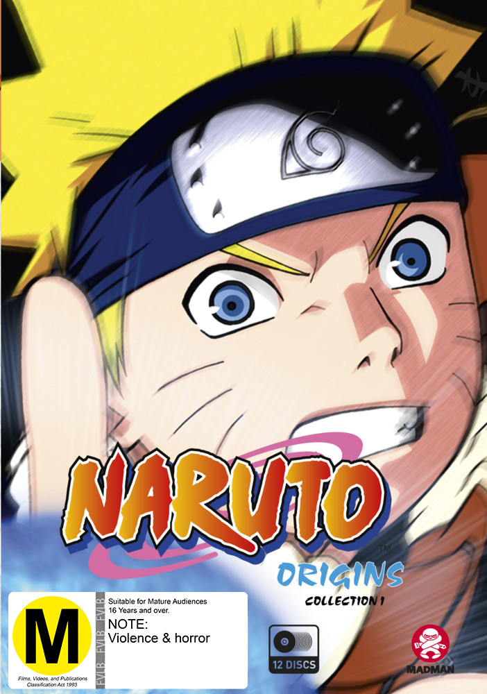 Naruto (Uncut): Origins - Collection 01 (Eps 1-52) on DVD image