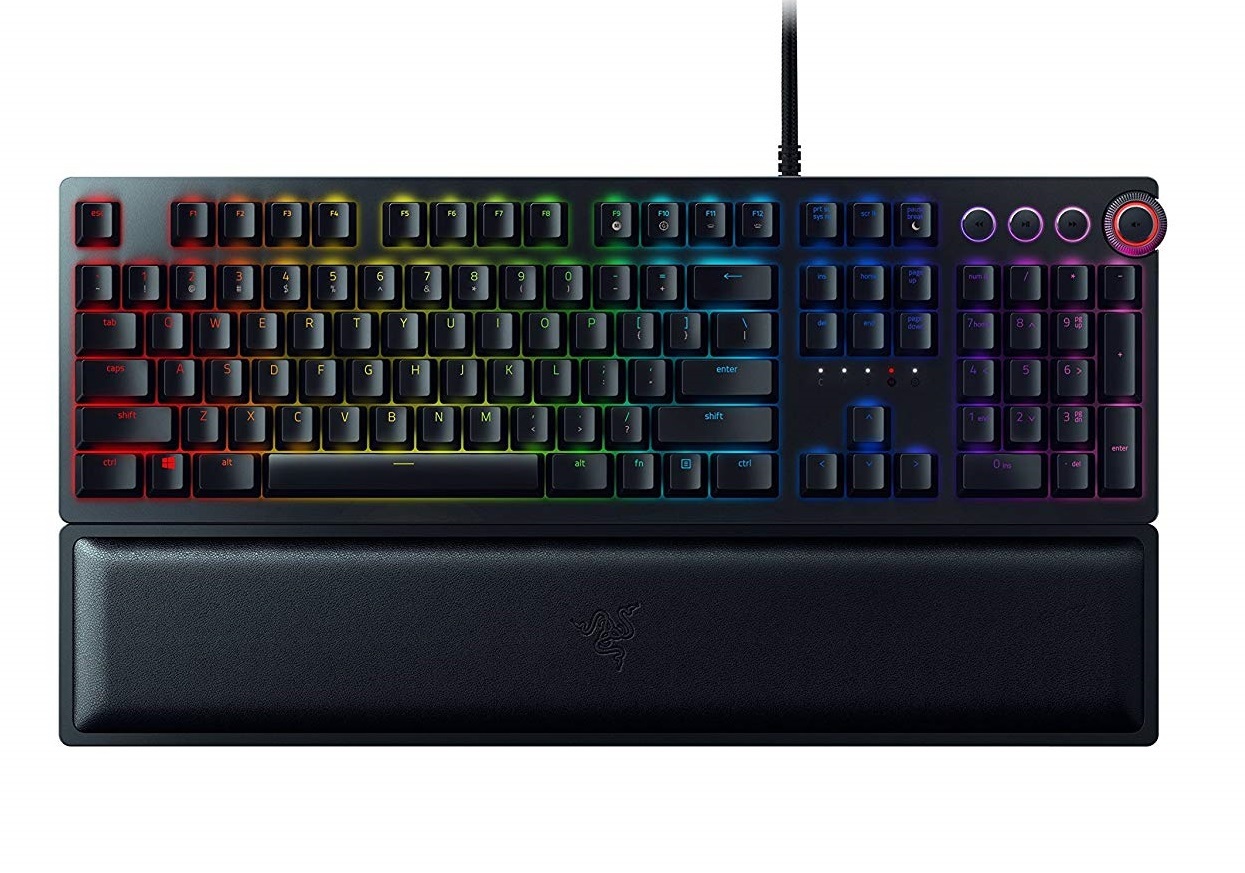 Razer Huntsman Elite Mechanical Gaming Keyboard With Wrist Support image