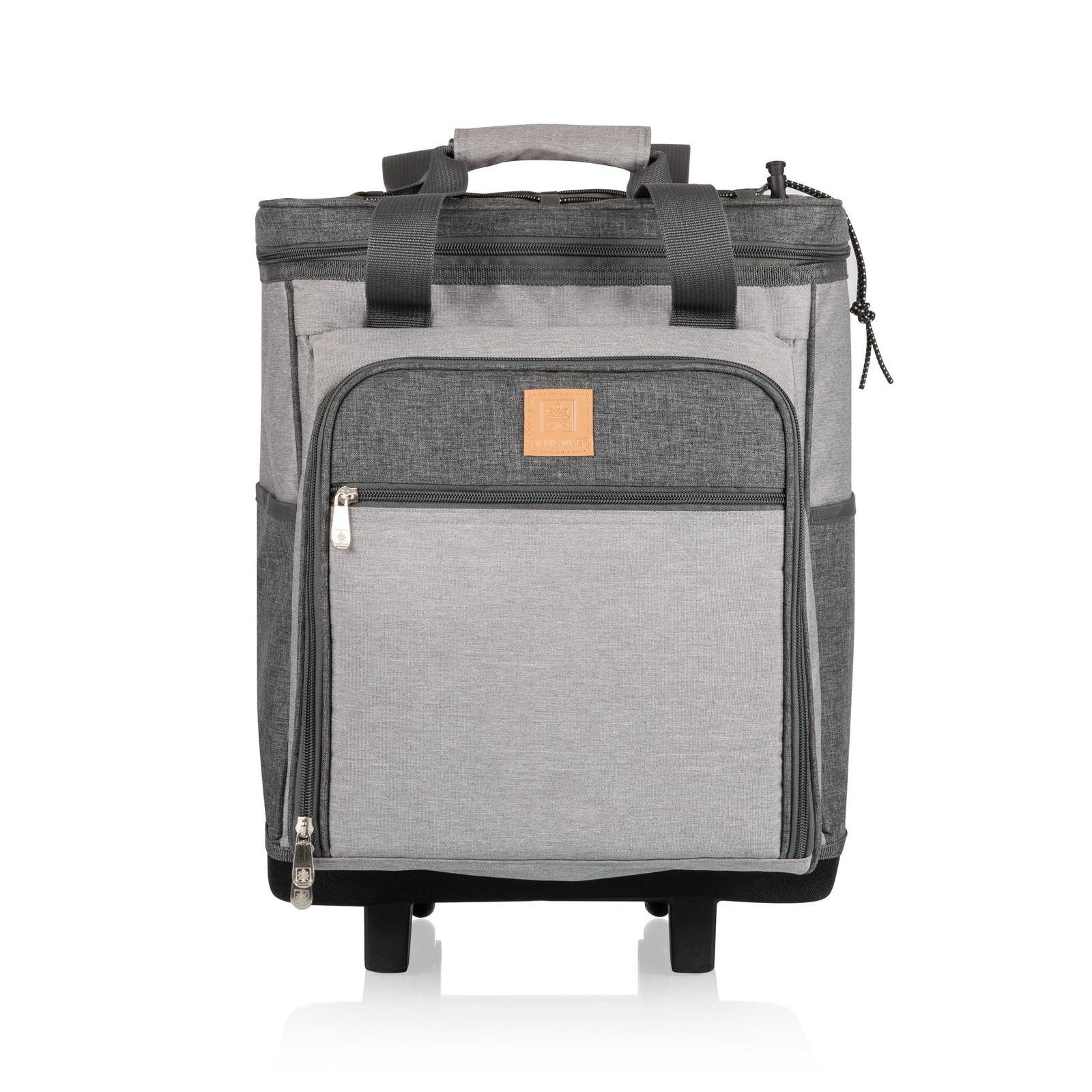 Picnic Time: Rolling Picnic Cooler (Heathered Gray) image