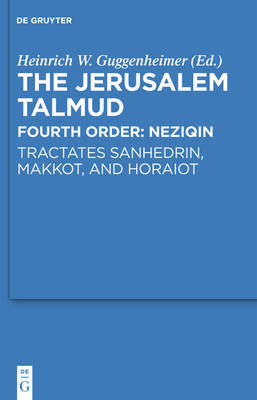 Tractates Sanhedrin, Makkot, and Horaiot on Hardback