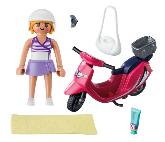 Playmobil: Beachgoer with Scooter (9084) image