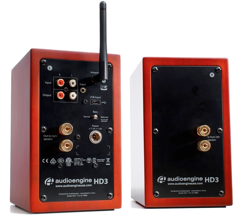 Audioengine: HD3 Powered Desktop Speakers (Pair) - Cherry image