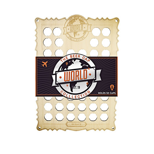 Gift Republic: Beer Cap Collection – Display Board
