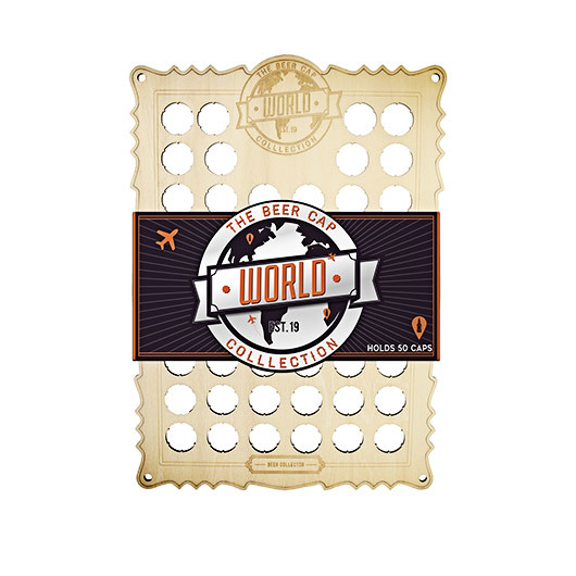 Gift Republic: Beer Cap Collection - Display Board