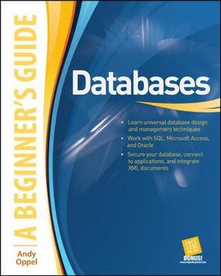 Databases A Beginner's Guide by Andy Oppel image