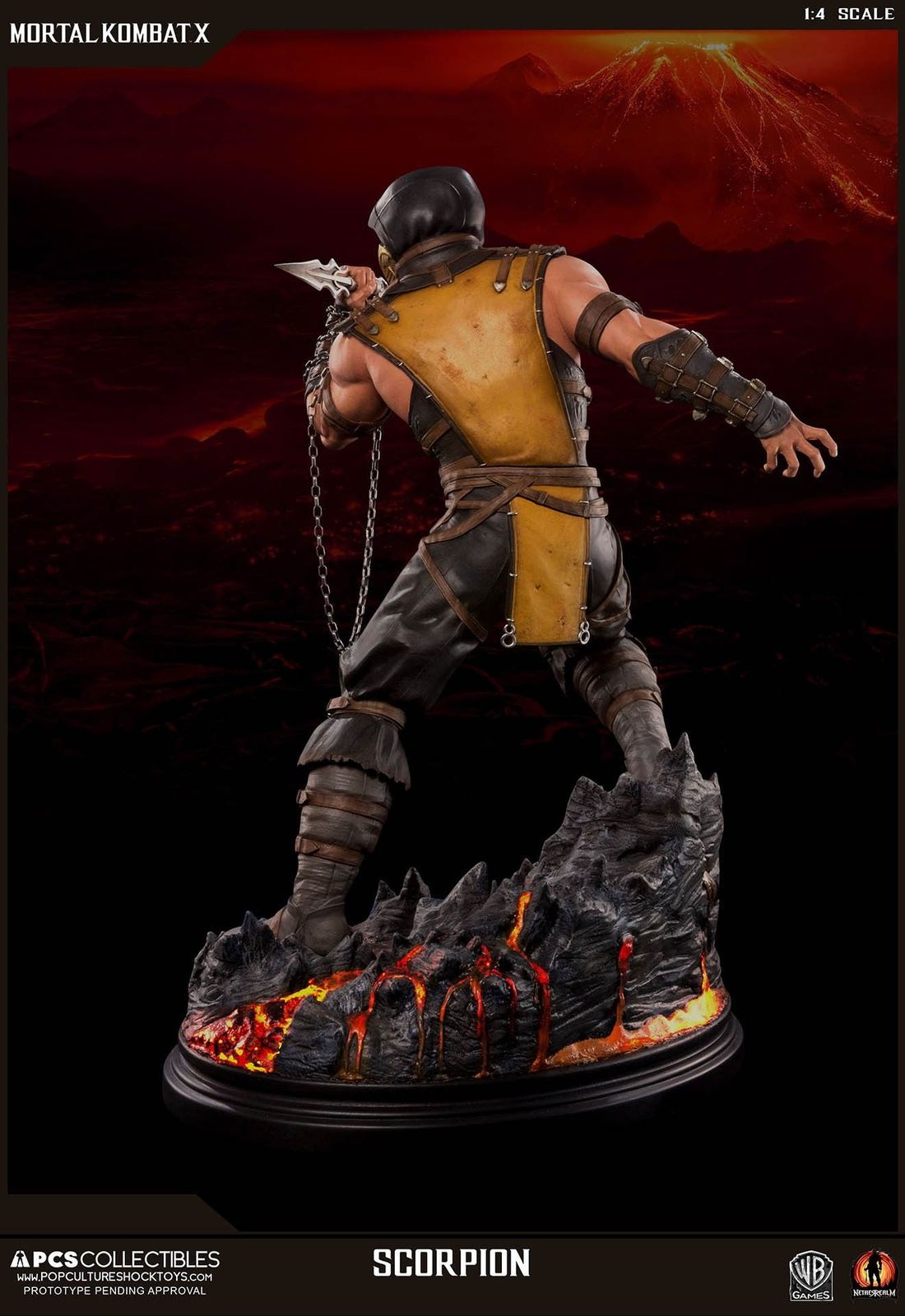 Mortal Kombat X: Scorpion - 21" Statue image