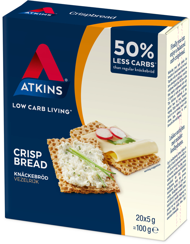 Atkins Low Carb Crispbread 100g (6 Box Value Pack) image