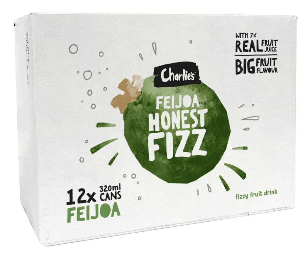 Charlie's Honest Fizz - Feijoa - 320ml (12 Pack)