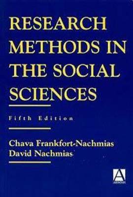 Research Methods in the Social Sciences by Chava Frankfort-Nachmias image