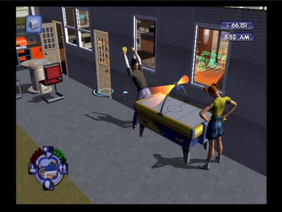 The Sims Bustin' Out on PS2