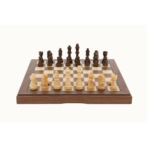 Dal Rossi Walnut Chess Set (30cm) image